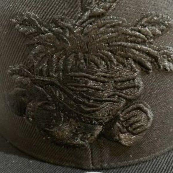 WSU State Shockers Blackout Snapback Hat Stitched Flat Brim New - Picture 5 of 9